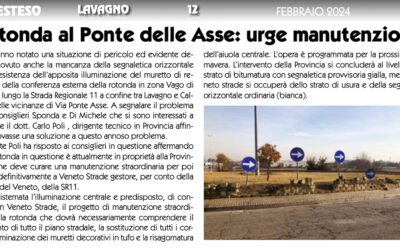 ROTONDA PONTE ASSE: QUANDO VERRA’ SISTEMATA?